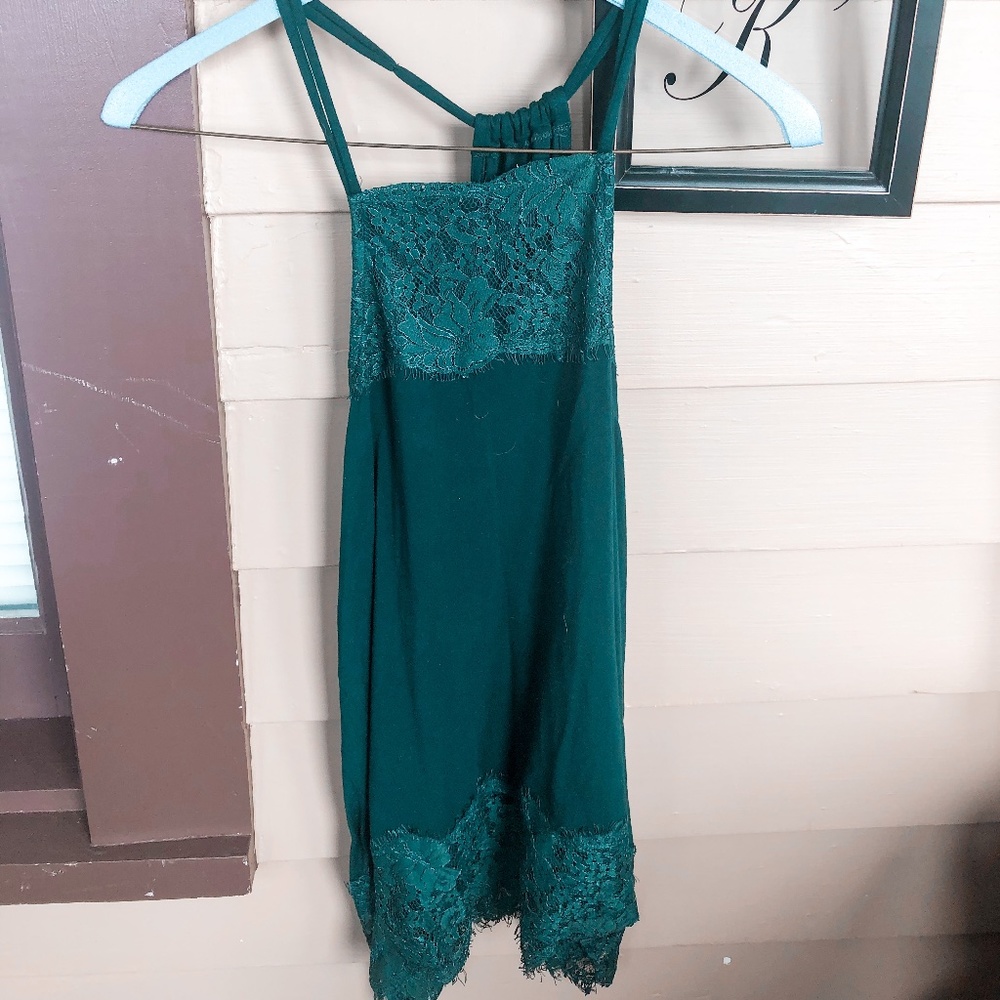 Green Lacey American Eagle Tank